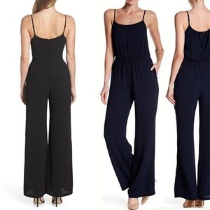Charles Henry Cami Jumpsuit Navy